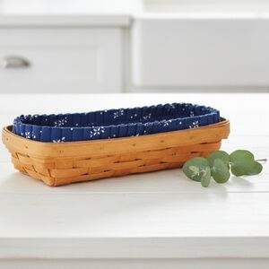 Longaberger Vintage 1997 Bread Basket w Liner